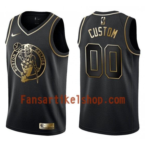 NBA Boston Celtics Trikot Benutzerdefinierte Nike Schwarz Golden Edition Swingman - Herren NBA Boston Celtics Trikot Benutzerdefinierte Nike Schwarz Golden Edition Swingman - Herren
